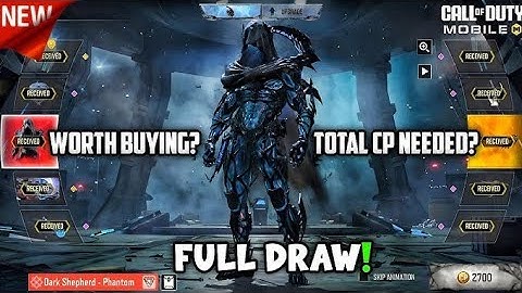 🖤 Mythic Dark Shepherd – Phantom UNLOCKED! Full Dead of Night Draw Showcase in COD MOBILE 