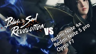 Coba Game Mobile Blade and Soul Revolution || Redmi Note 4x vs Redmi Note 5 pro vs Oppo F7 || screenshot 1