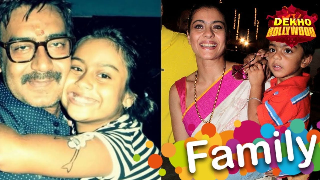 Actress Kajol Family Photos with Husband, Daughter Nysa, Son Yug Pics