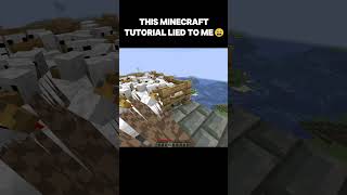 When you're trying to follow a Minecraft...😫 tutorial #minecraft #shorts