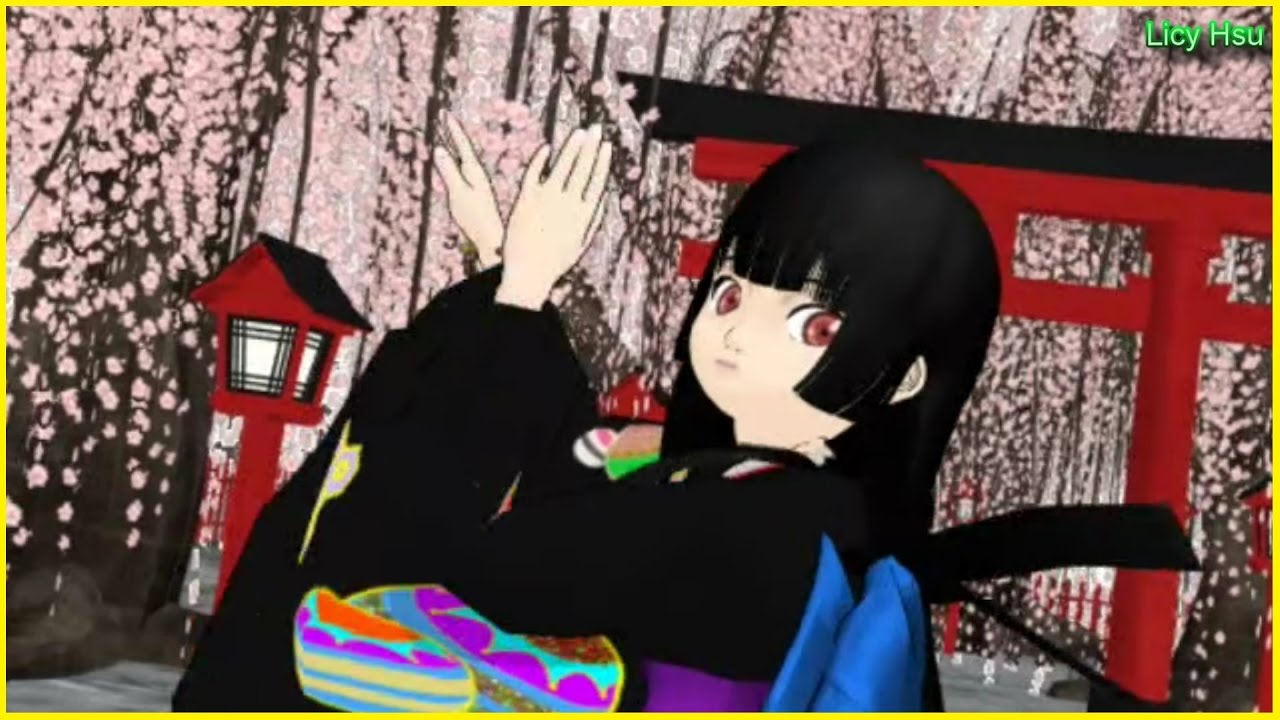 極楽浄土【閻魔愛】【MMD】【地獄少女】【Jigokushoujo】 【gokurakujoudo】ごくらくじょうど【やっつけ旧都遠景 ...
