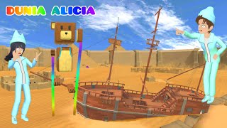 Yuta Mio Ketemu Kapal Beruang Sultan 🐻 Emas Gurun Pasir😱 | Yuta Main Game Beruang Sultan | Sakura