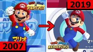 マリオ＆ソニック オリンピックシリーズ全キャラクターセレクト【進化の歴史】 2007北京(2008)～2019東京(2020) Wii～ニンテンドースイッチ