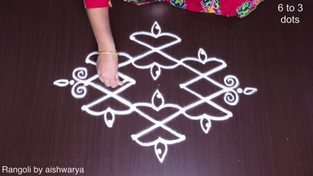 Unique Happy Diwali Rangoli Design
