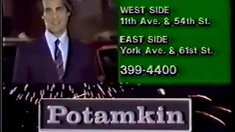 Potamkin Cadillac ad, 1984