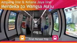 LRT POV : Merdeka to Wangsa Maju via Masjid Jamek