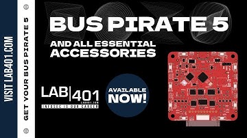 Bus pirate 5 and accessories available now at LAB401.com