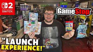 Buying Super Mario Wonder Nintendo Switch 2 & Amiibo At GameStop!