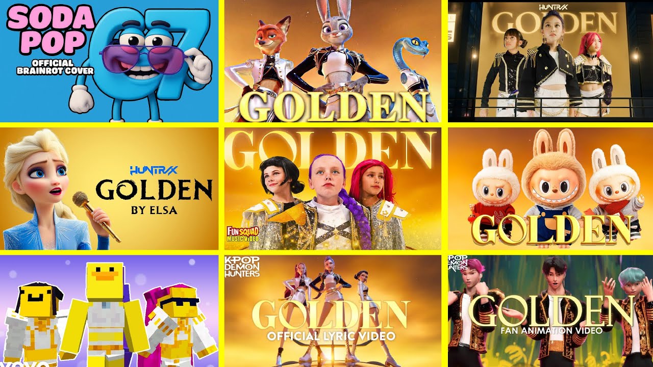 Song 'GOLDEN' x 'SODA POP' Through Different Versions ~ Guess The