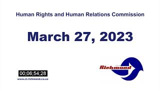 Human Rights and Human Relations Commission Meeting 3-27-2023