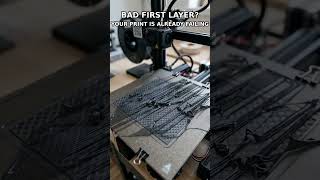 The First Layer Decides Everything #shorts  #3dprinted #3dprinting #desksetup