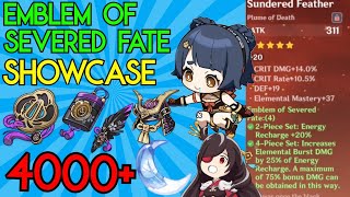 4000 Resin for Emblem of Severed Fate Artifacts | Xiangling & Beidou Showcase | Genshin Impact