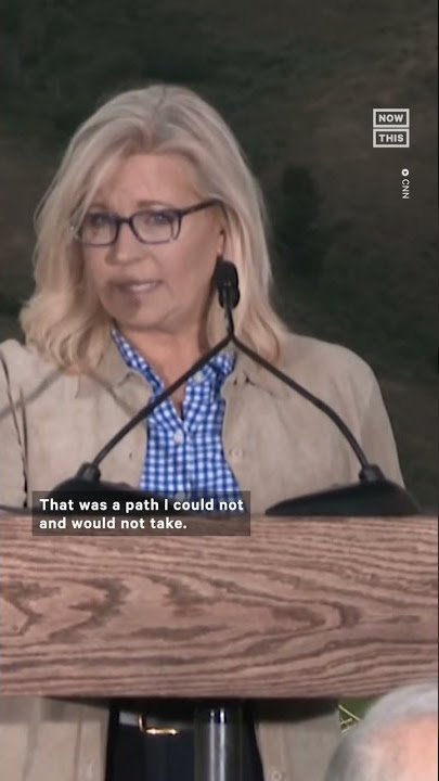 Rep. Liz Cheney Farewell Speech Following Primary Loss