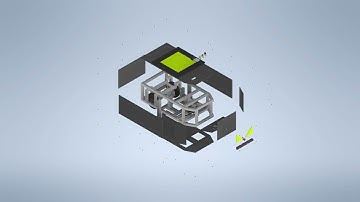 Mô phỏng lắp ráp xe AGV trên inventor