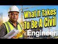 What It Takes To Be A Civil Engineer #civildubai