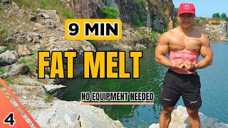 10 Minute Standing Abs Workout 🔥 No Equipment | Day 4#exercise #gym #workout