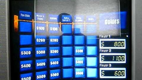 Playstation Jeopardy! Run Game 16 Part 1