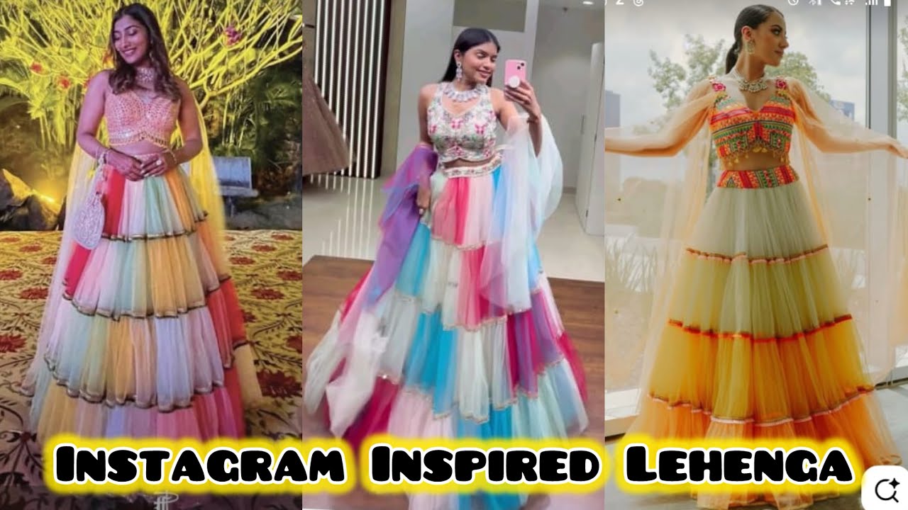 Instagram Inspired Lehengas From Scratch | Outfit From Scratch | DIY Dress