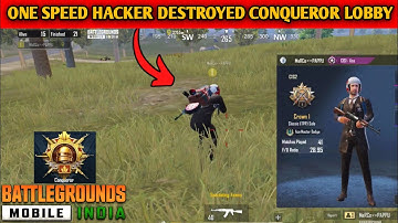 One Speed Hacker Destroyed Hole Conqueror Loby | Solo Conqueror BGMI
