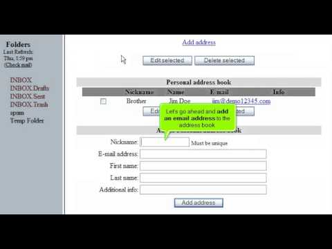 How to user webmail in DirectAdmin