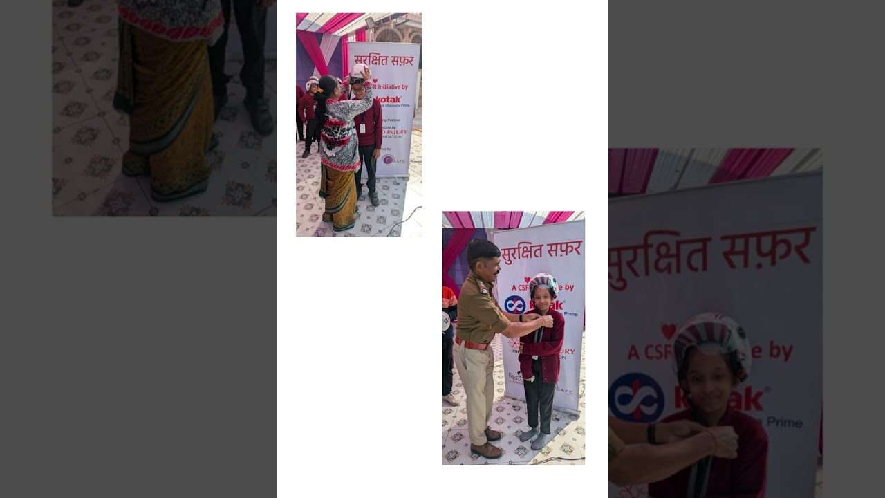 🚦 Surakshit Safar – Road Safety Programme at Shri Hari Shishu Vidhya Vihar,Vastral