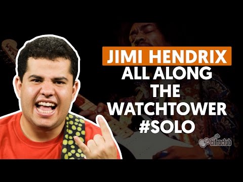 All Along The Watchtower - Jimi Hendrix (How to Play - Guitar Solo Lesson)