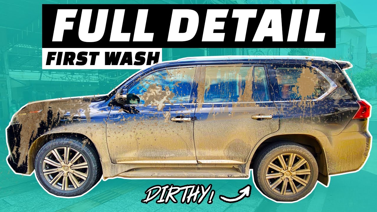 Auto detailing LEXUS 570 Sport Plus Washing Car Wash detailing YouTube