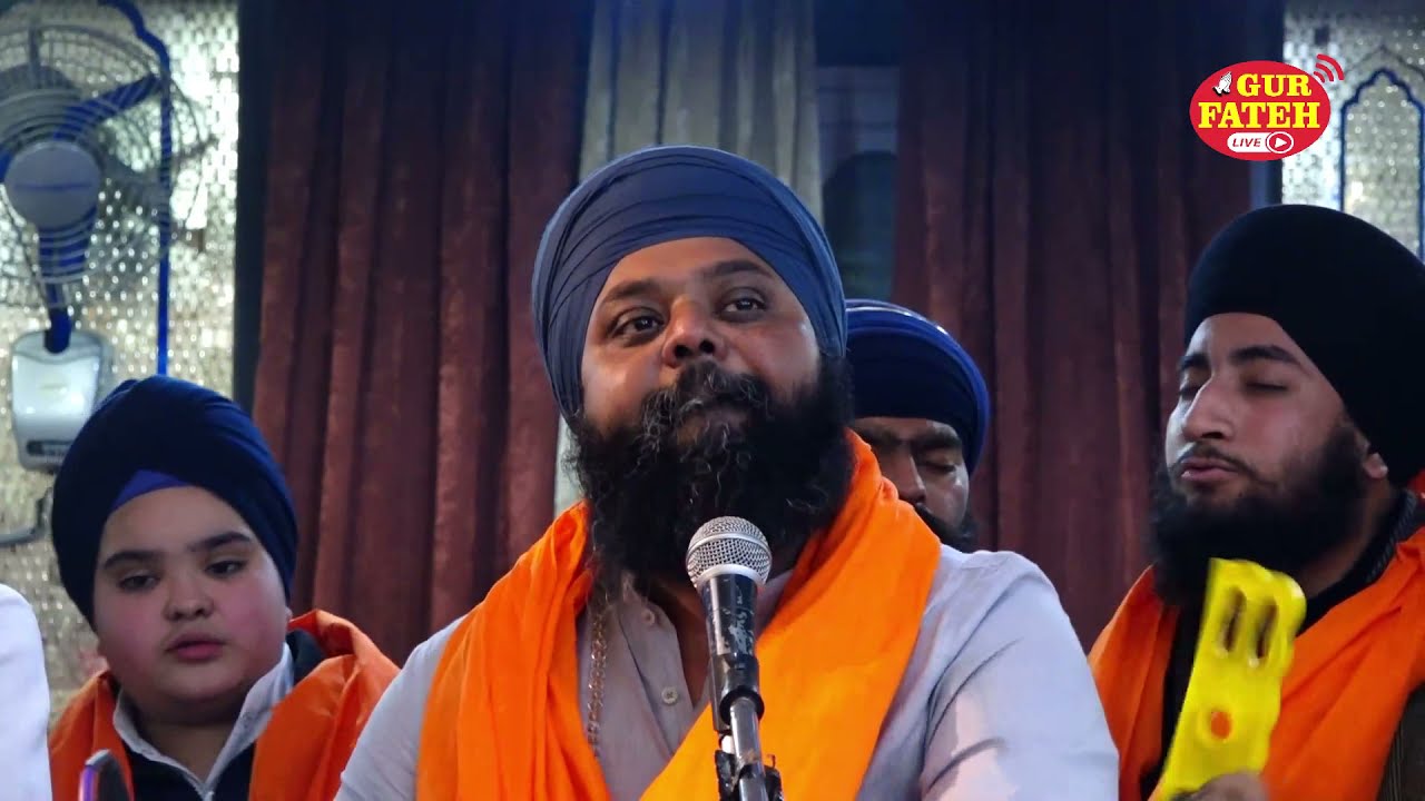 Daras Tere Ki Pyas Man Lagi | Bhai Anantvir Singh Ji USA | GUR FATEH LIVE