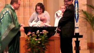 Olson Twins Baptism - 10-16-2011