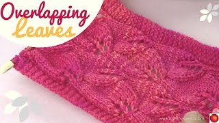 Overlapping Leaves Knit Stitch (REVISED)