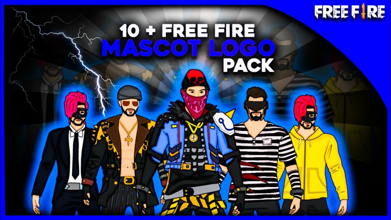 10 Free Fire Mascot Logo Pack  Without Text 5k special 