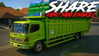 SHARE🔥|| HINO LOHAN ENGKEL LONG BY SJA || SHARE MOD BUSSID TERBARU.