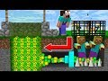 HOW to MAKE a ZOMBIE SPAWNER XP FARM? in Minecraft Noob vs Pro
