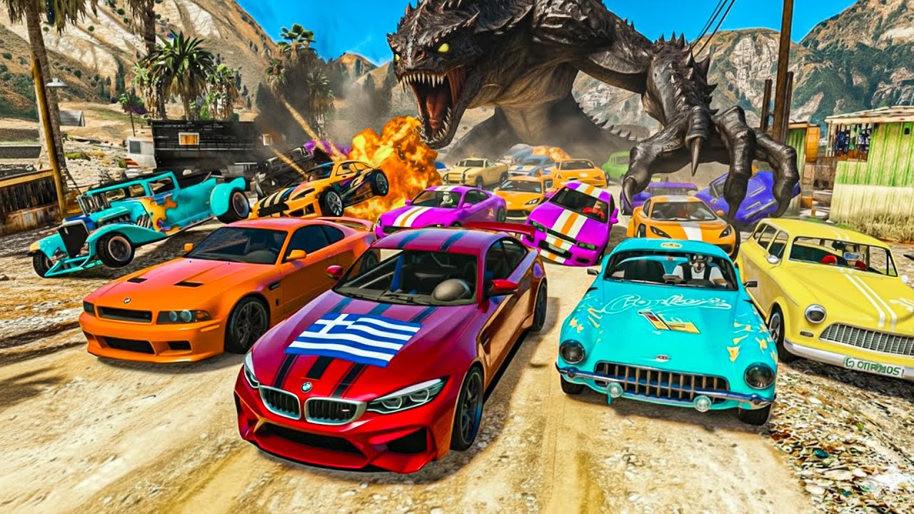 Ο ΠΙΟ ΕΠΙΚΟΣ ΑΓΩΝΑΣ ΜΕ ΤΥΧΑΙΑ ΑΥΤΟΚΙΝΗΤΑ! ΜΕ ΚΥΝΗΓΑΕΙ ΚΑΤΙ ΚΑΤΑΡΑΜΕΝΟ! - (GTA 5 Online)