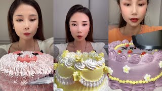 do you like cake? 생크림 케이크를 먹어