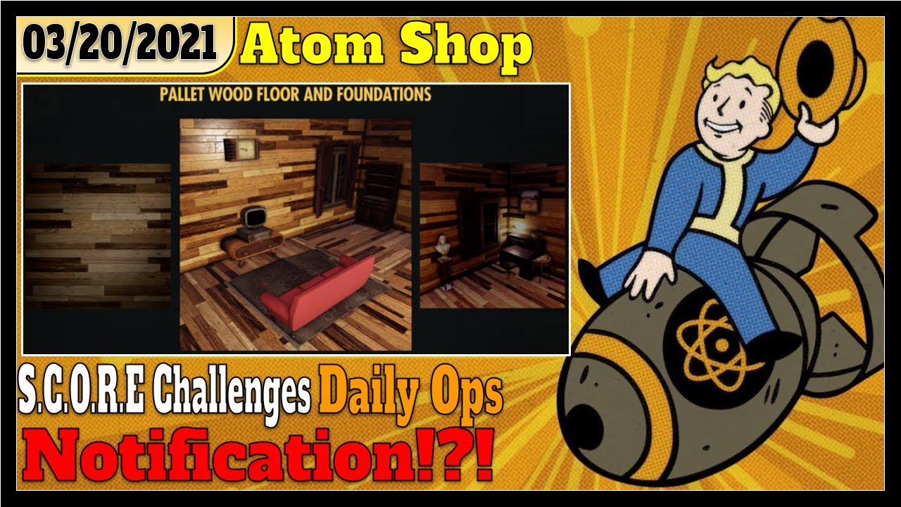 Fallout 76 Atomic Shop Offers Pallet Wood Floor with 30 Discount