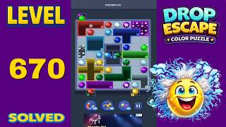Drop Escape – Level 670 | Walkthrough