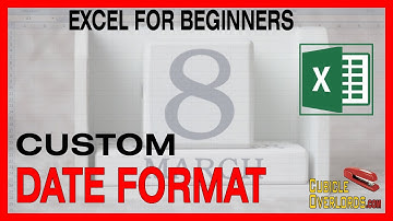 How to do custom date formats in Excel - Microsoft Excel for Beginners
