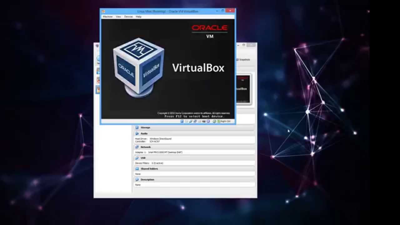 how to use virtualbox to run linux mint 18.2