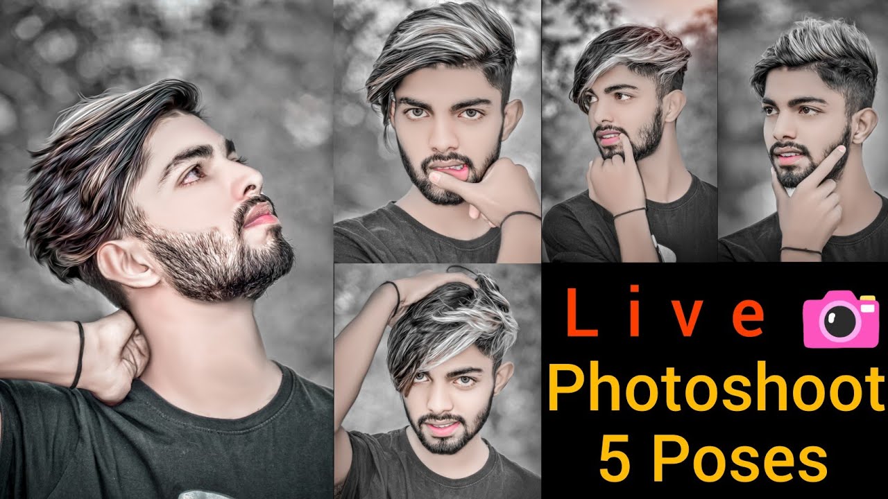 New stylish Poses for Men || Live PhotoShoot || Dm Editor