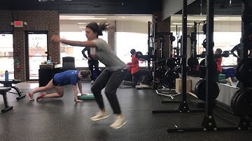 Band-Resisted Broad Jump // Achieve Personal Training & Lifestyle Design