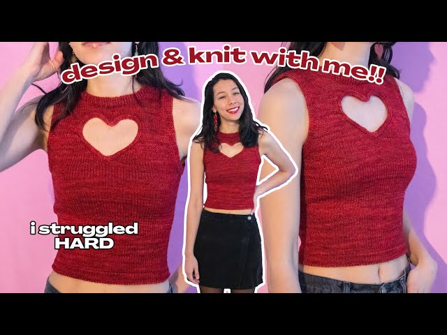 knitting my most viral top ever | the heartless top ❤️‍🔥 - YouTube