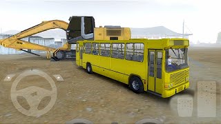 Offroad Coach Bus Realistic Driving | City Bus Simulator : Extreme Roads Android Gameplay HD screenshot 4