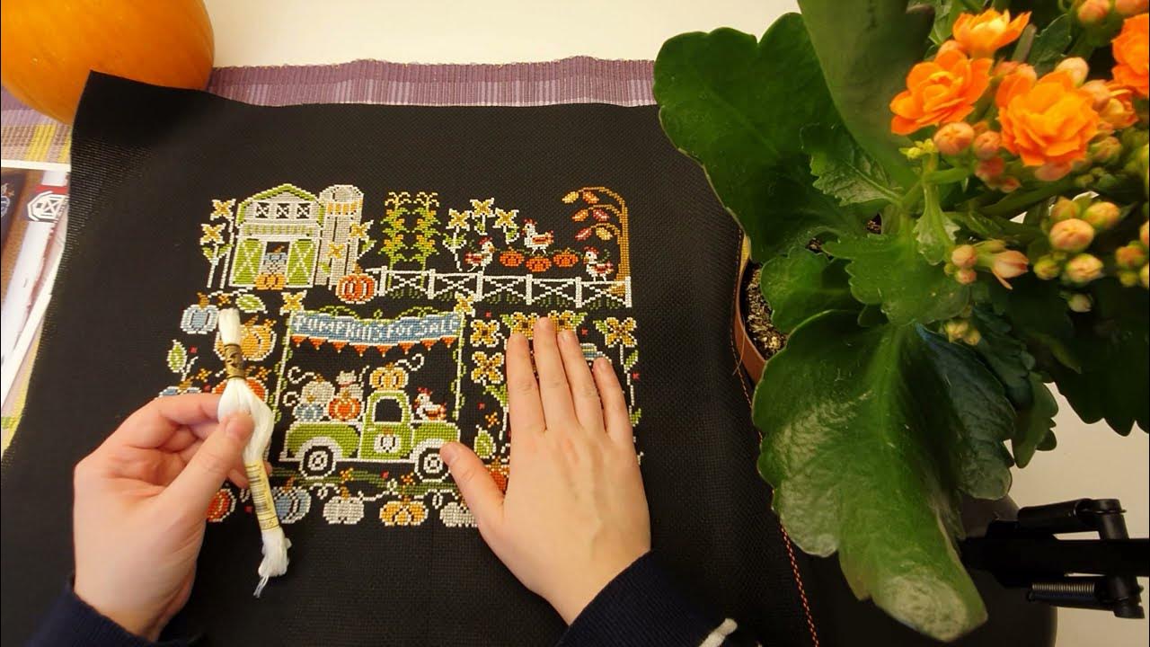 FLOSSTUBE 3 Finished cross stitch project from Hands on Design YouTube