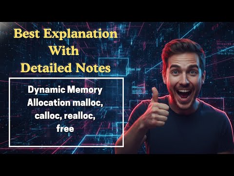 [197] Dynamic Memory Allocation malloc, calloc, realloc, free (Programming for Problem Solving)