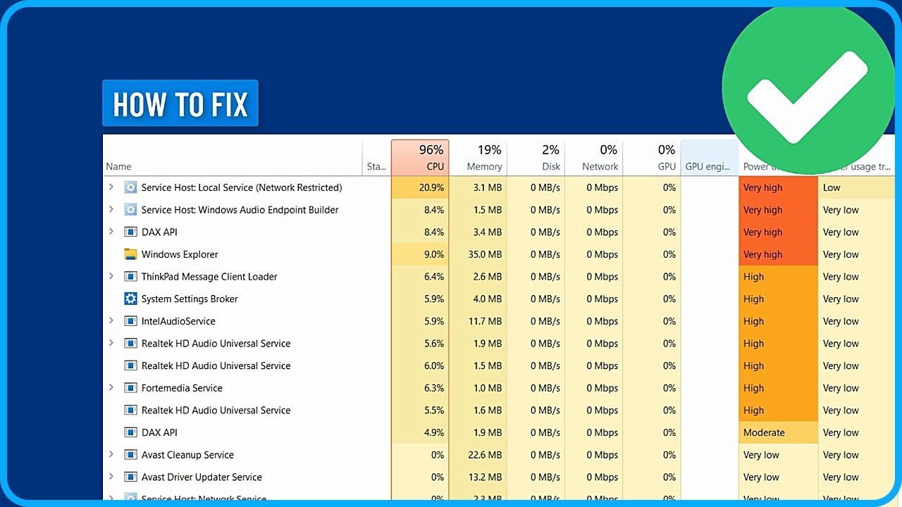 How To Fix High CPU Usage on Windows 11 (2025) - YouTube