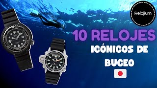 Top 10 relojes de buceo icónicos de Japón (Divers japoneses) by Relojium 9,355 views 11 months ago 10 minutes, 47 seconds