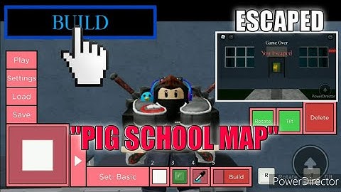 ESCAPING "PIG SCHOOL MAP" on my own MAP In Piggy Alpha - ROBLOX CUSTOM MAP