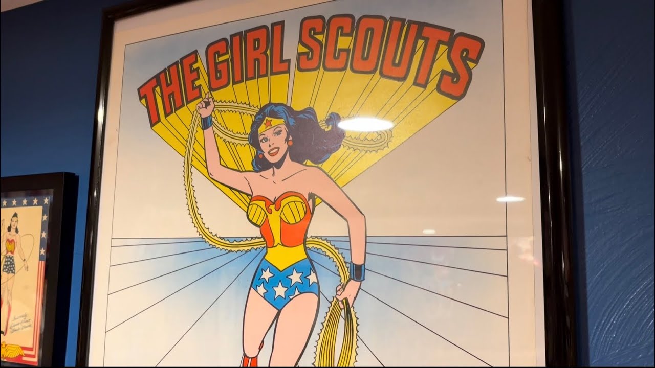 Wonder Woman Collecting Ep0022 1980 Girl Scouts Poster