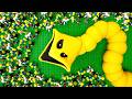 100 Players Enter Hungry Worm Snake Roblox